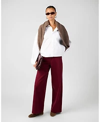 WeWoreWhat Women's Relaxed Low Rise Baggy Pants