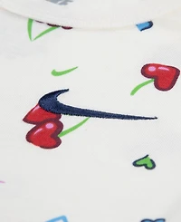 Nike Baby Girls' Crewneck Bodysuit and Leggings, 2-Piece Set