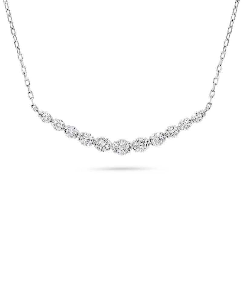 Macy's Diamond Necklace (3/4 ct. t.w.) in 14k White Gold