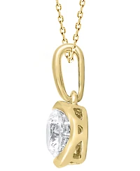 Macy's Diamond Pendant Necklace (1/2 ct. t.w.) in 14K Yellow Gold