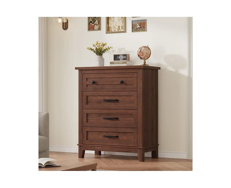 gaomon 34.8" Tall Vertical Drawer Dresser with Large Storage