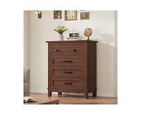 gaomon 34.8" Tall Vertical Drawer Dresser with Large Storage