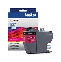 Brother LC402XLMS 1,500 Page-Yield High-Yield Ink - Magenta