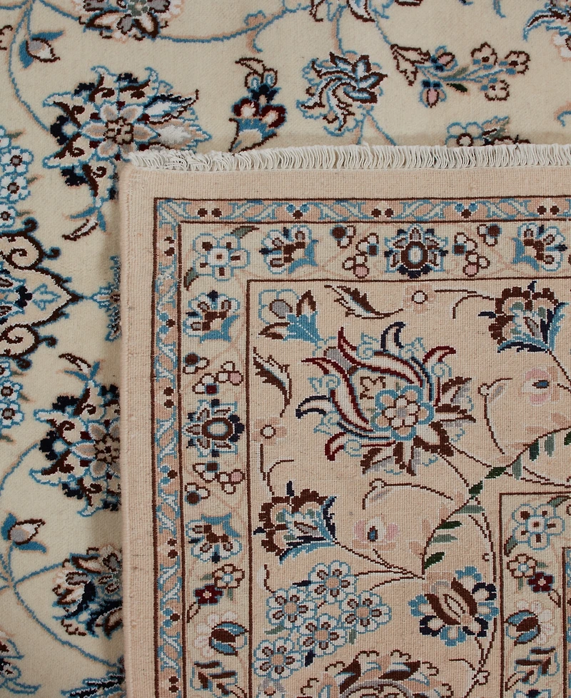 Adorn Hand Woven Rugs Persian Nain 6' 8" x 10' 0" Area Rug