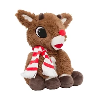 Warmies Microwavable Lavender-Scented Plush Rudolph With Scarf