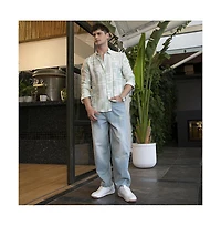 Campus Sutra Men's Abstract-Deco Regular Shirt