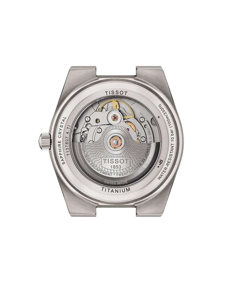 Tissot Unisex Gray Titanium Bracelet Watch, 38mm