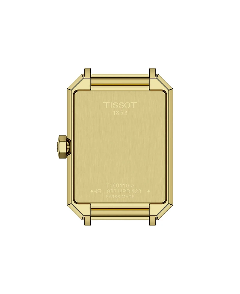 Tissot Women's Gold Stainless Steel Bracelet Watch, 21.80mm