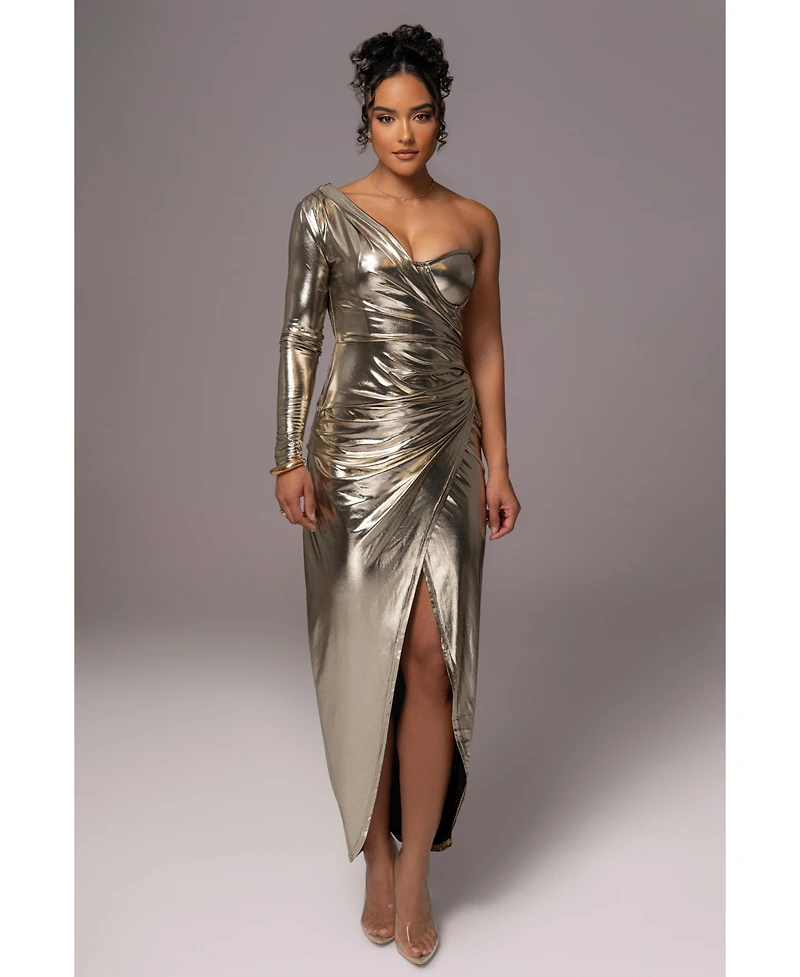 Jluxlabel Women's Kaleah Metallic Maxi Dress