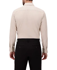 Report Collection Men's 4-Way Solid Woven Dress Shirt