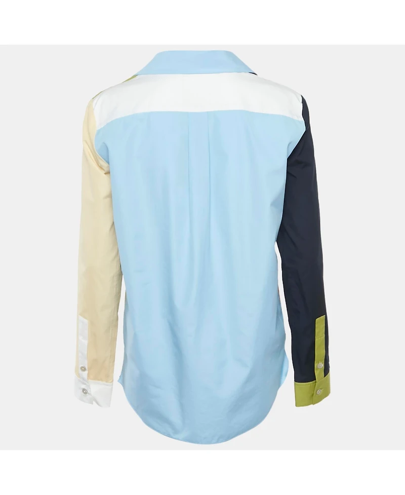 Pre-Owned Marni Women's Colorblocked Cotton Long Sleeve Shirt