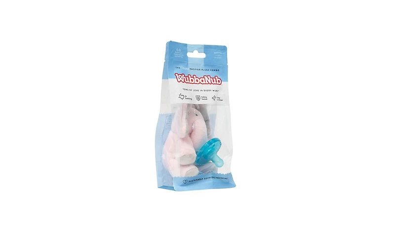 WubbaNub Baby Pink Elephant Pacifier