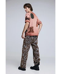 Desigual Men's Short-sleeve patchwork T-shirt