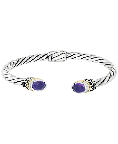 Effy Collection Citrine Bangle Bracelet (2-1/10 ct. t.w.) Sterling Silver