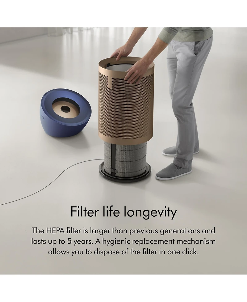 Dyson Purifier Big + Quiet Formaldehyde BP04 | Prussian Blue/Gold