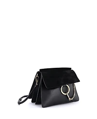 Pre-Owned Chloe Medium Faye Shoulder Bag Leather