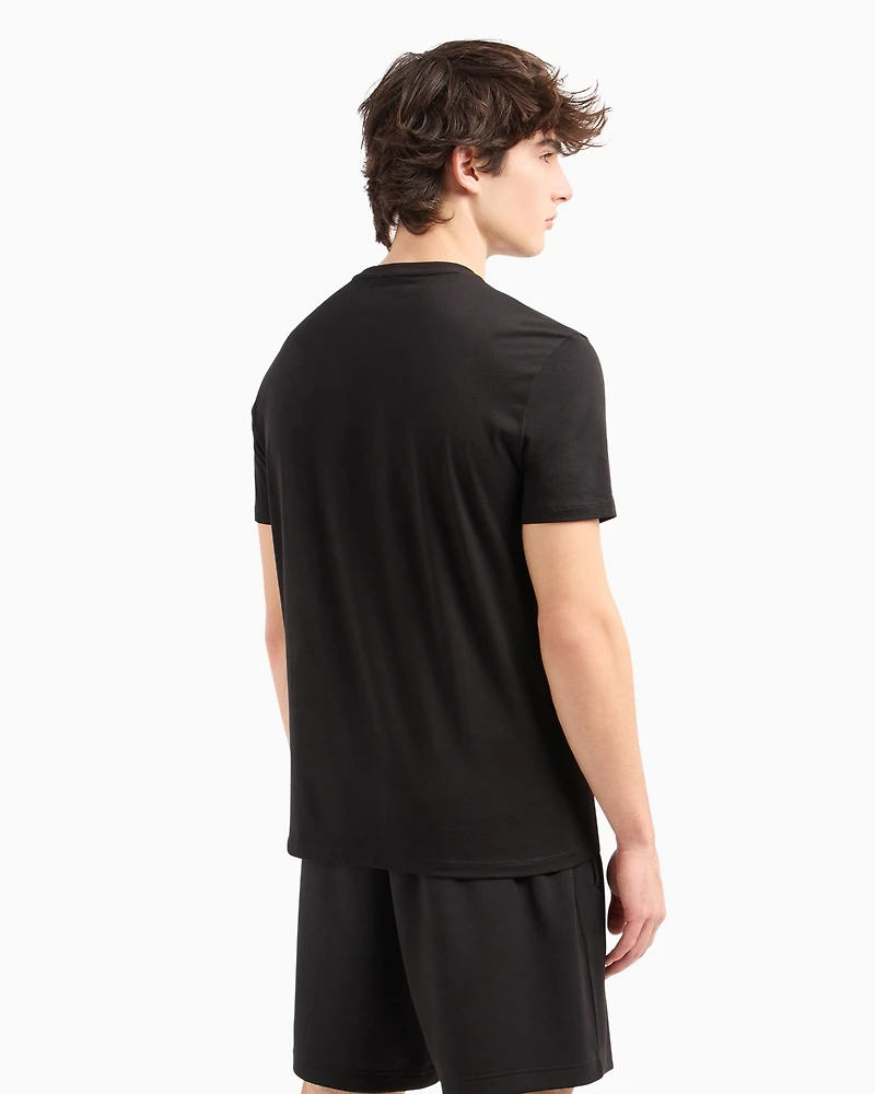 A|X Armani Exchange Men's Regular-Fit Gradient Box Logo Graphic T-Shirt