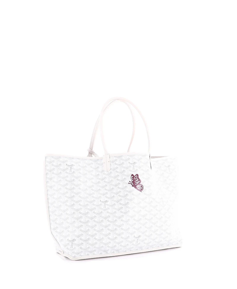 Pre-Owned Goyard Pm Anjou Reversible Tote Printed Coated Canvas