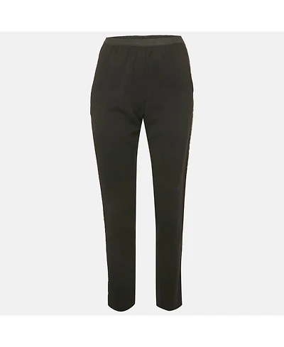 Pre-Owned Zadig & Voltaire Women's Crepe Paule Band Trousers