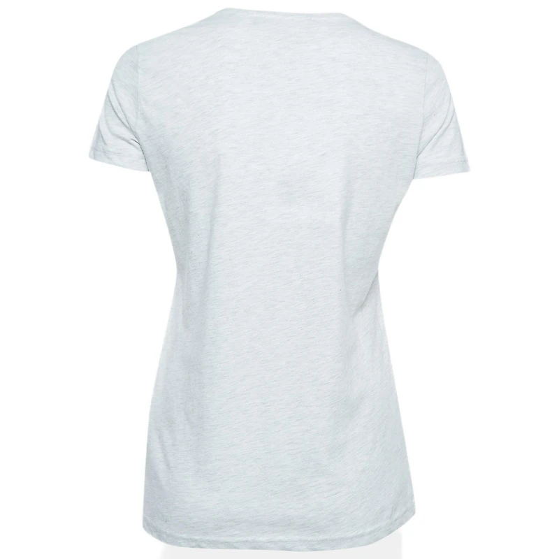 Pre-Owned Love Moschino Women's Logo Print Cotton Crew Neck T-Shirt