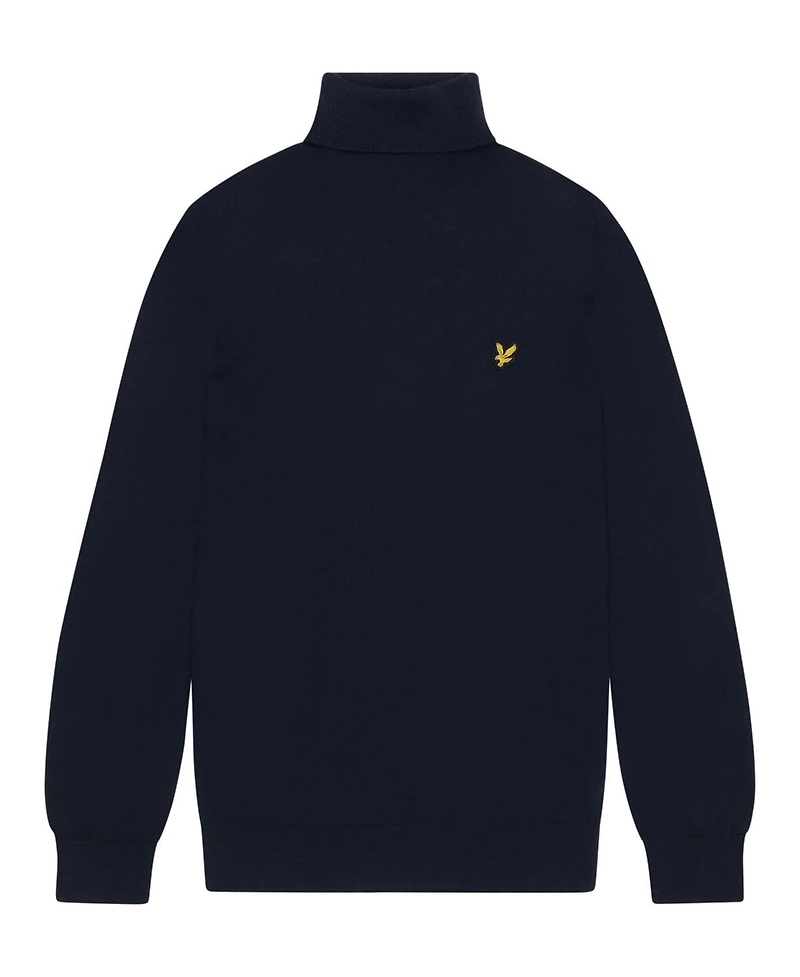 Lyle & Scott Men's Cotton Merino Turtleneck Sweater