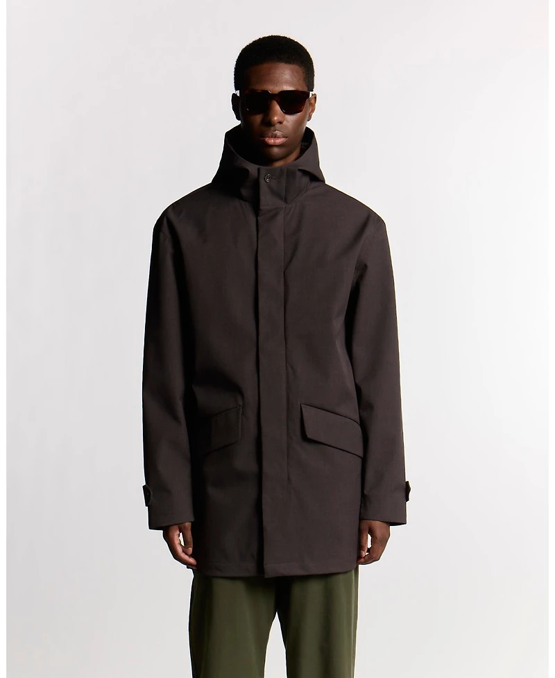 Lyle & Scott Men's Long Sleeve Hooded Military Parka Jacket