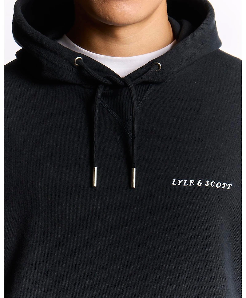 Lyle & Scott Men's Script Brushback Pullover Hoodie