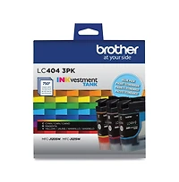 Brother LC4043PK INKvestment 750 Page-Yield Ink - Cyan/Magenta/Yellow (3/Pack