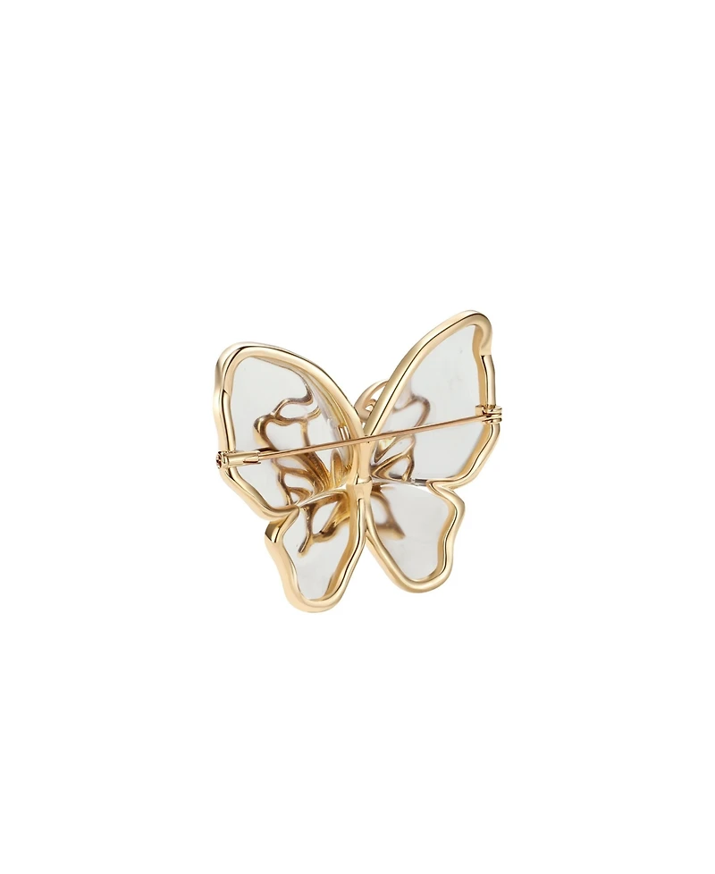 Retro Chic Butterfly Serenade Brooch