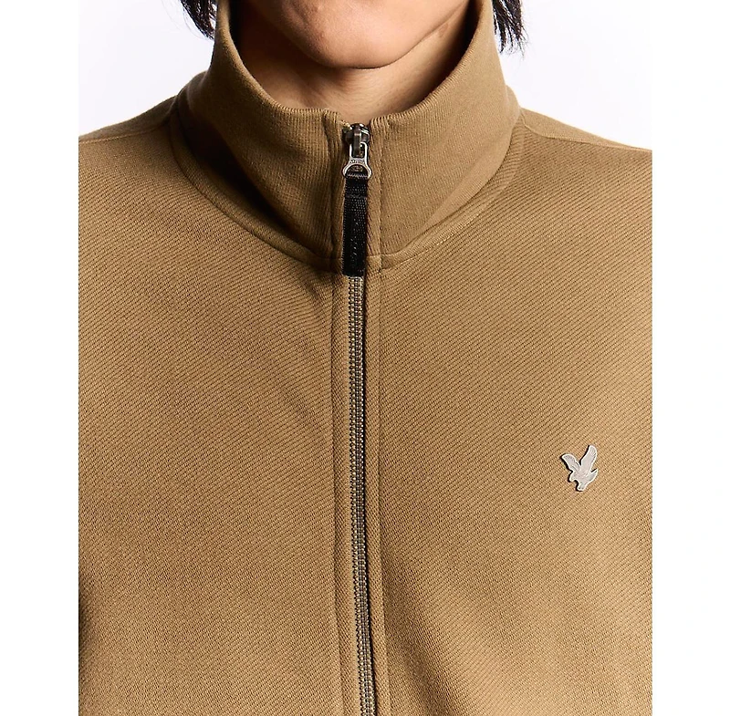 Lyle & Scott Men's Diagonal Weave Zip Through Sweatshirt