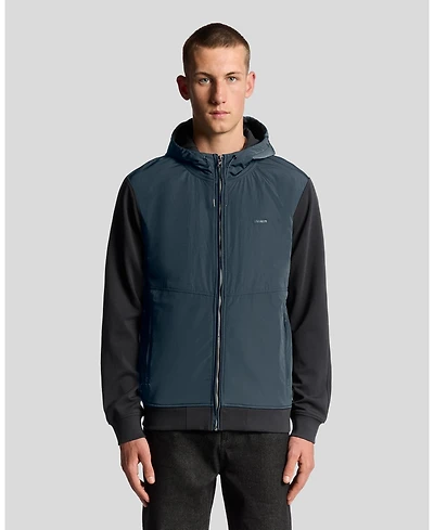 Lyle & Scott Men's Half Raglan Hybrid Hoodie