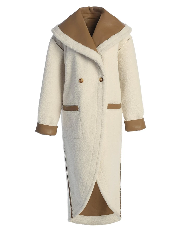 Jluxlabel Women's Jaida Reversible Teddy Coat