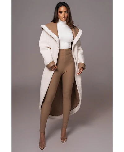 Jluxlabel Women's Jaida Reversible Teddy Coat