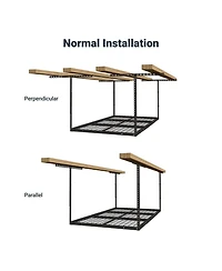Fleximounts Ohk Series Ceiling Mounted Overhead Garage Storage Rack
