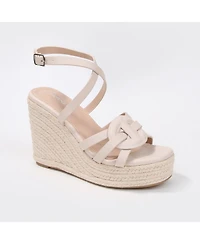 Berness Women's Rhiannon Strappy Espadrille Wedge Sandals
