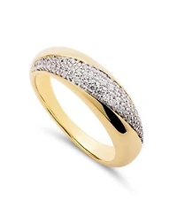 Ana Luisa Gold Band Ring Kira Dome Ring
