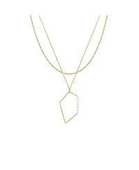 Bearfruit Jewelry 18K Gold Plated Sterling Silver Dazzling Sophistication Necklace Set Holiday Gift Idea