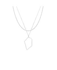 Bearfruit Jewelry 18K Gold Plated Sterling Silver Dazzling Sophistication Necklace Set Holiday Gift Idea