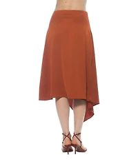 Alexia Admor Women's Jess Asymmetric Midi Skirt