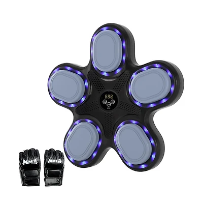 Artudatech Music Boxing Machine for All Ages with 9 Modes & Speed Adjustment, Bluetooth Connectivity, Free Gloves Included