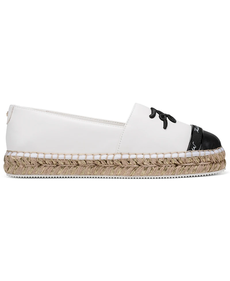 Karl Lagerfeld Paris Women's Millicent Slip-On Espadrilles