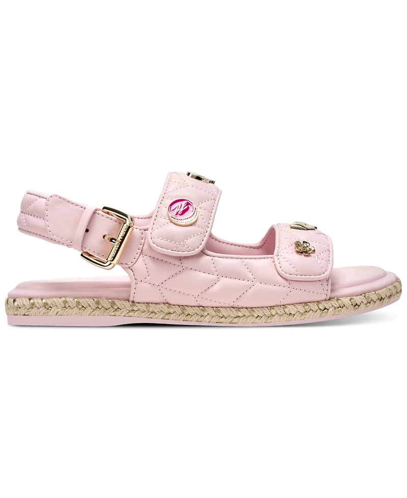 Karl Lagerfeld Paris Women's Charlay Macaron Buckle Sandals