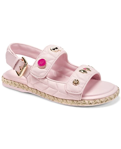 Karl Lagerfeld Paris Women's Charlay Macaron Buckle Sandals