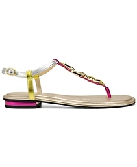 Karl Lagerfeld Paris Women's Carleen Flat Sandals