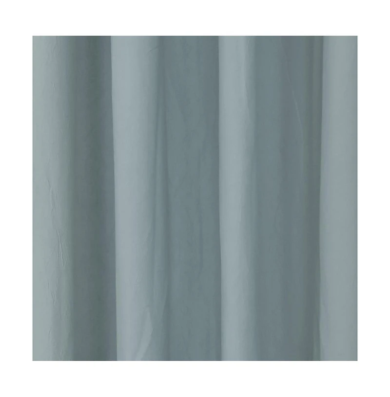 Habitat Harmony Light Filtering Crinkled Texture on Supple Drapeable Flowing Fabric Grommet Curtain Panel 52" x 84