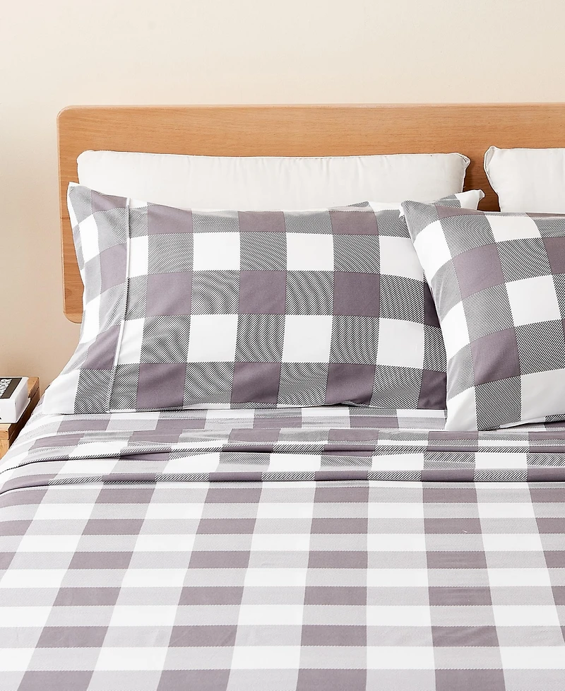 Linery & Co. Ultra-Soft Brushed Printed Microfiber Sheet Set