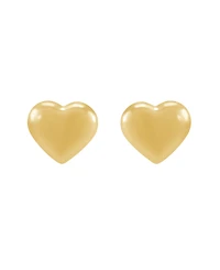Macy's Heart Stud Earrings in 14k Yellow Gold