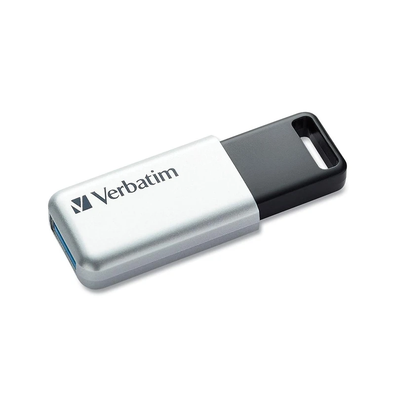 Verbatim 70057 128 Gb Store 'n' Go Secure Pro Usb Flash Drive with Aes 256 Encryption - Silver