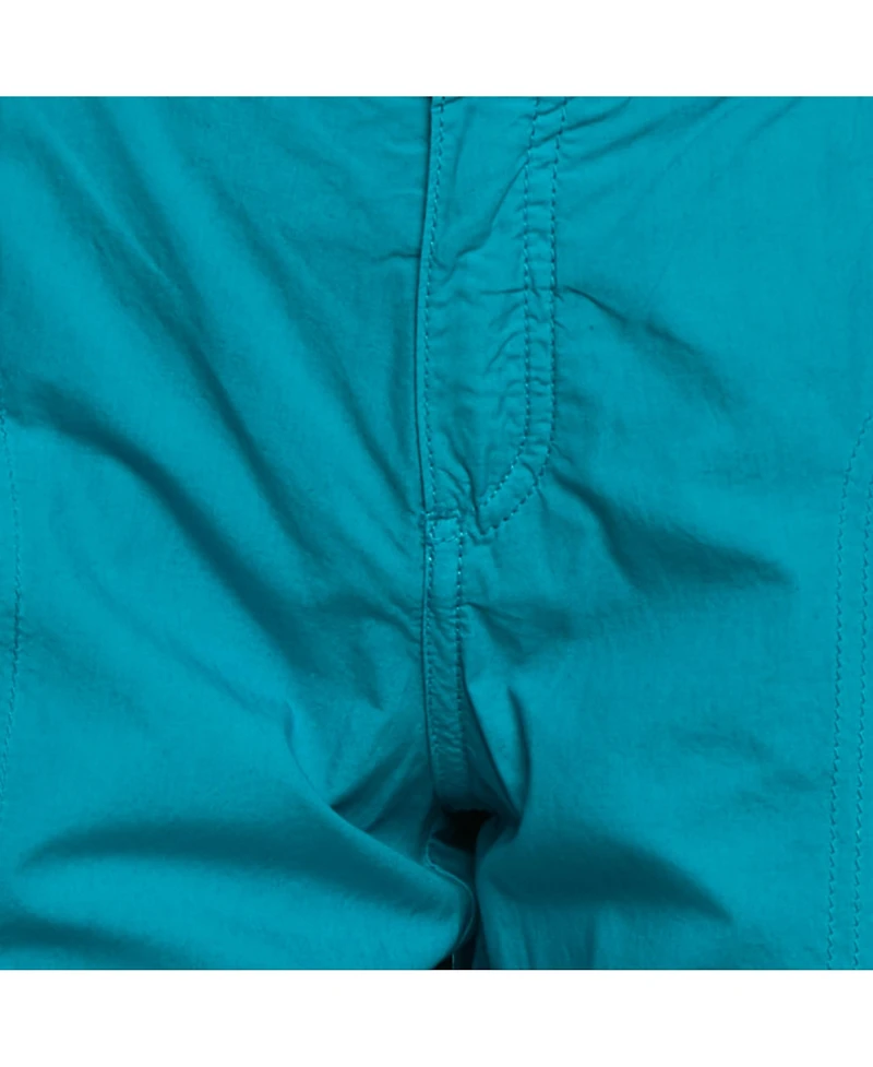 Pre-Owned Roberto Cavalli Women's Blue Cotton Cargo Bermuda Shorts