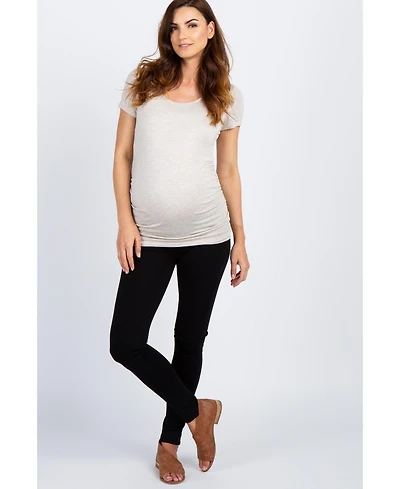 Pinkblush Maternity Black Solid Basic Jeggings